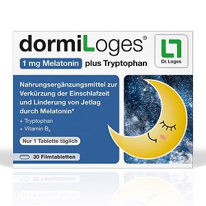 dormiLoges® 1 mg Melatonin plus Tryptophan