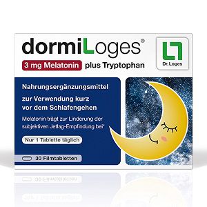 dormiLoges® 3 mg Melatonin plus Tryptophan